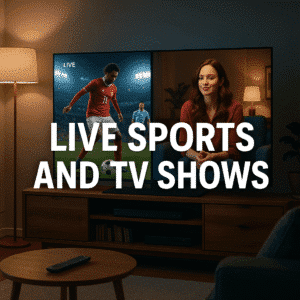 Live Sports and TV Shows