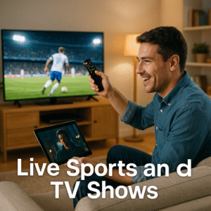 live sports and tv shows